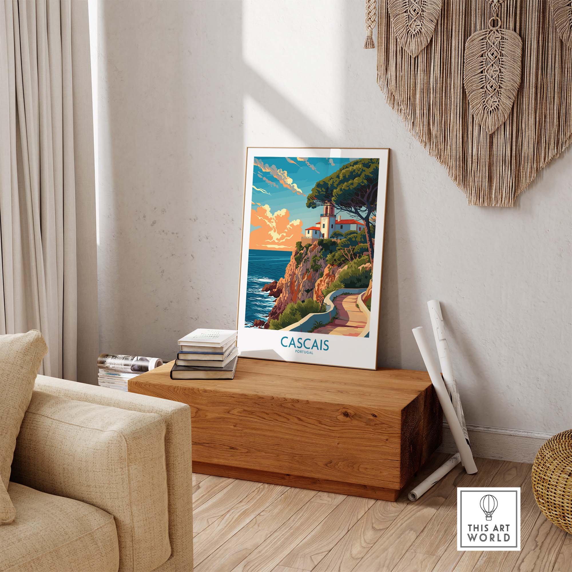 Cascais Home Decor part of our best collection or travel posters and prints - This Art World
