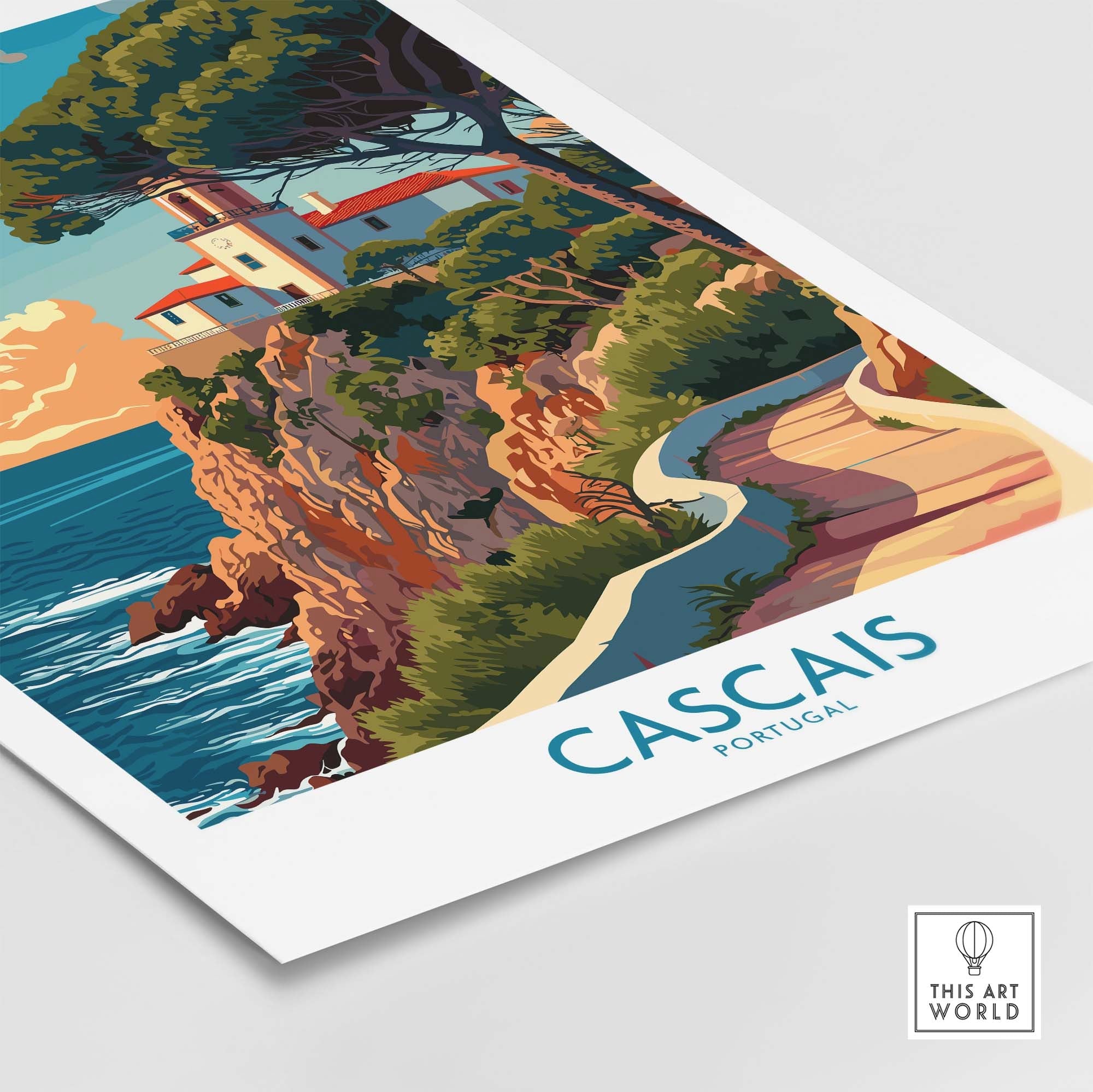 Cascais Home Decor part of our best collection or travel posters and prints - This Art World