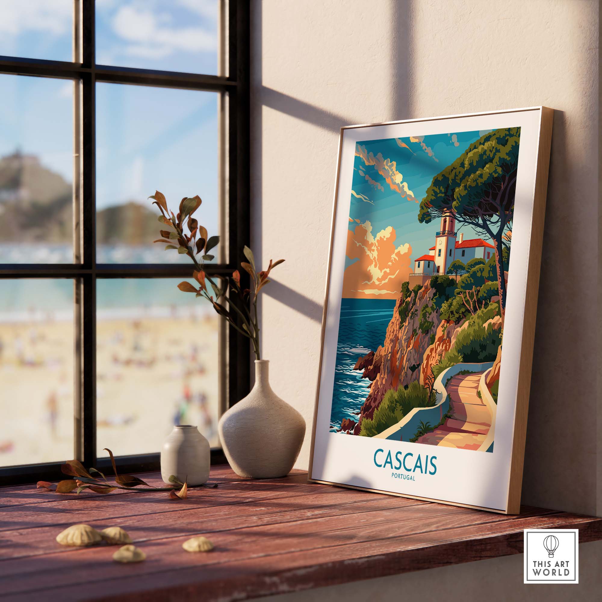 Cascais Home Decor part of our best collection or travel posters and prints - This Art World