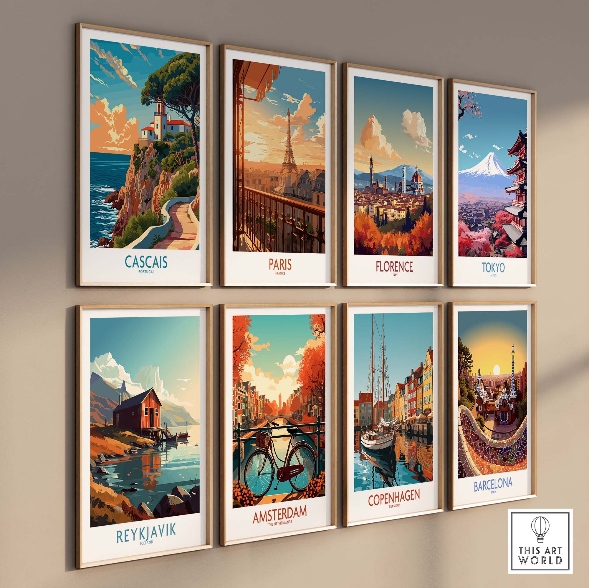 Cascais Home Decor part of our best collection or travel posters and prints - This Art World