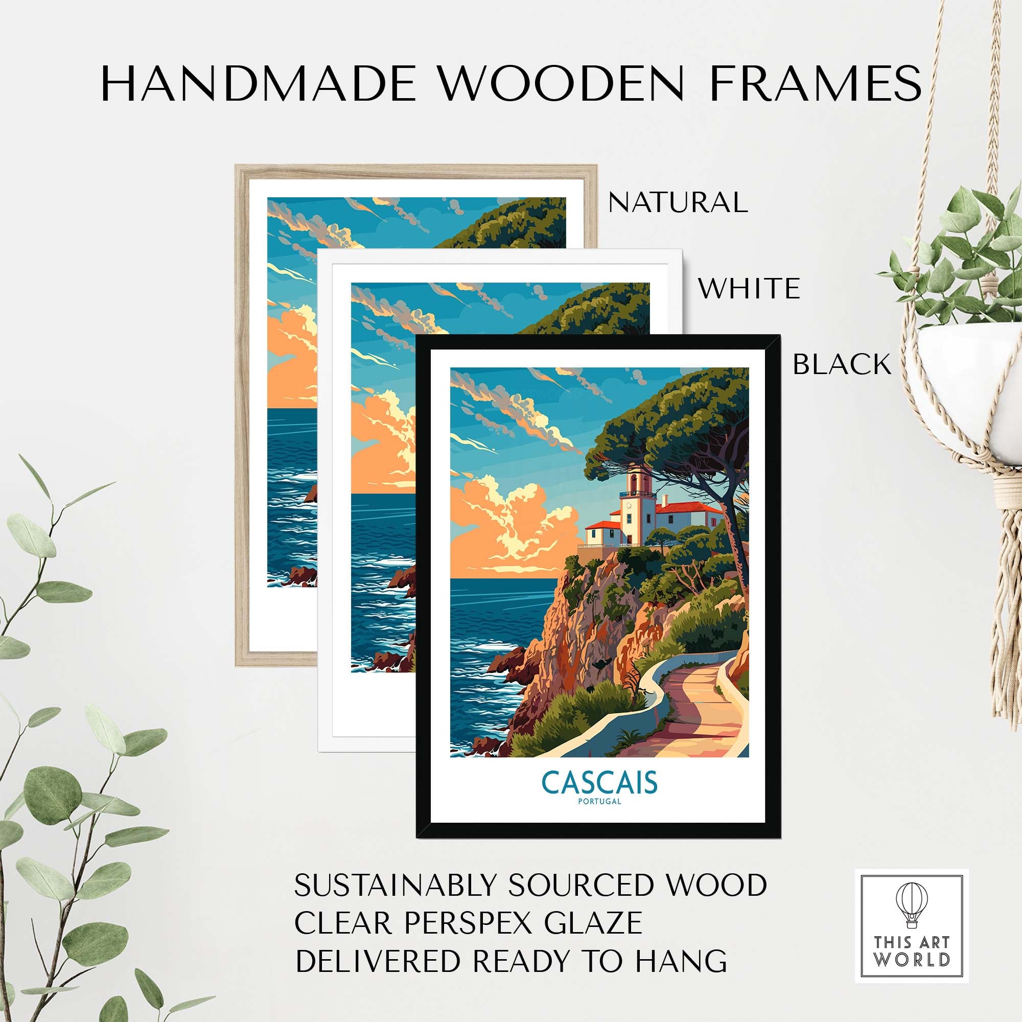 Cascais Home Decor part of our best collection or travel posters and prints - This Art World