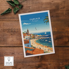 Cascais Portugal Poster part of our best collection or travel posters and prints - This Art World
