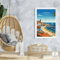 Cascais Portugal Poster part of our best collection or travel posters and prints - This Art World