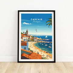 Cascais Portugal Poster part of our best collection or travel posters and prints - This Art World