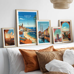 Cascais Portugal Poster part of our best collection or travel posters and prints - This Art World