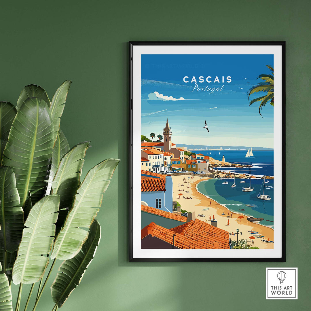 Cascais Portugal Poster part of our best collection or travel posters and prints - This Art World