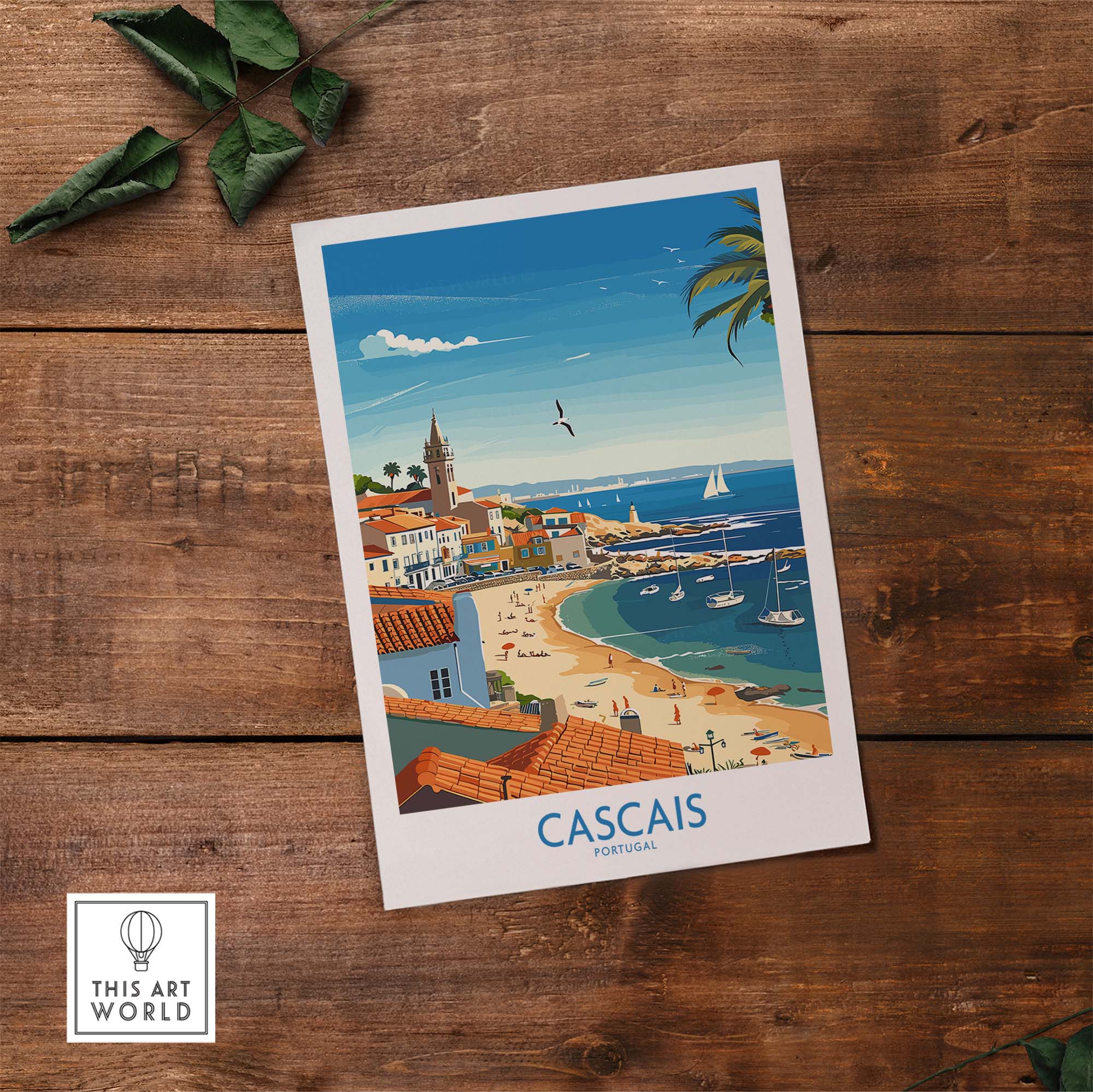 Cascais Portugal Print part of our best collection or travel posters and prints - This Art World
