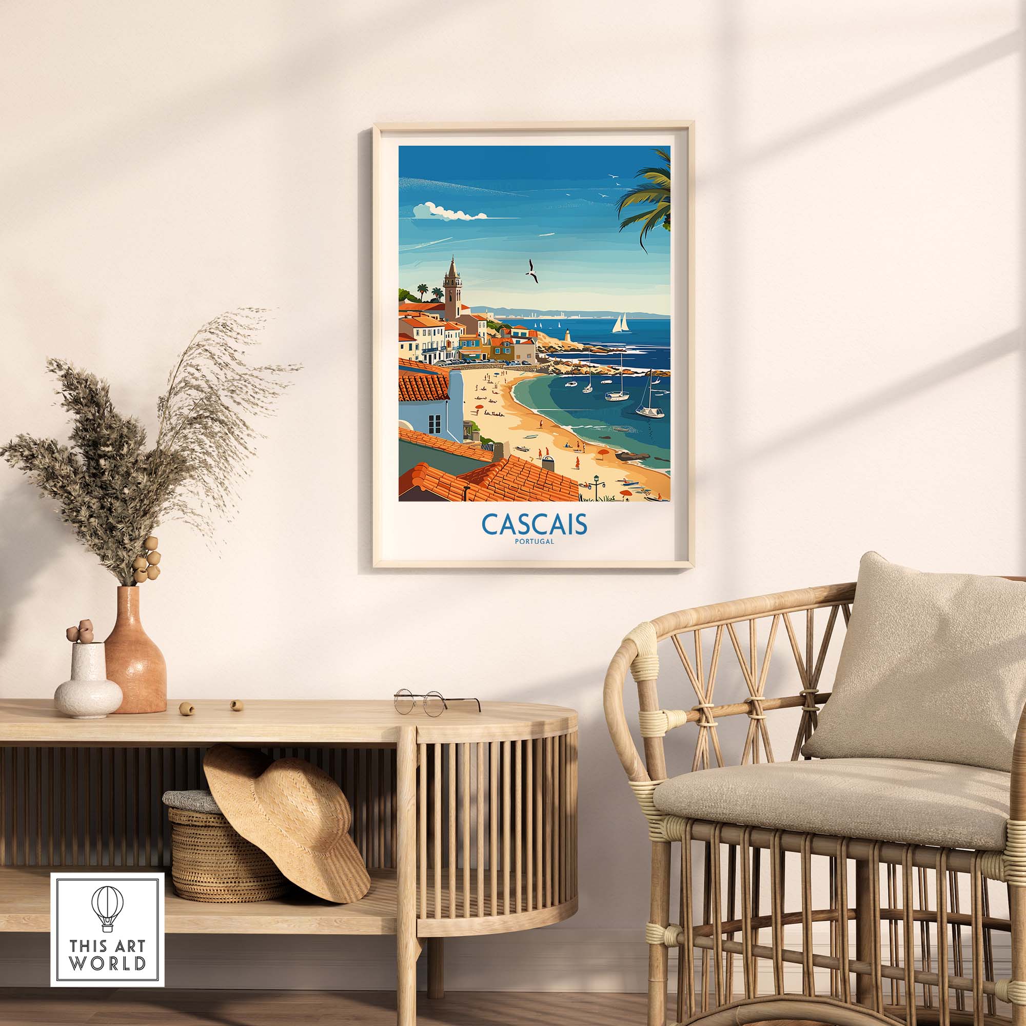 Cascais Portugal Print part of our best collection or travel posters and prints - This Art World