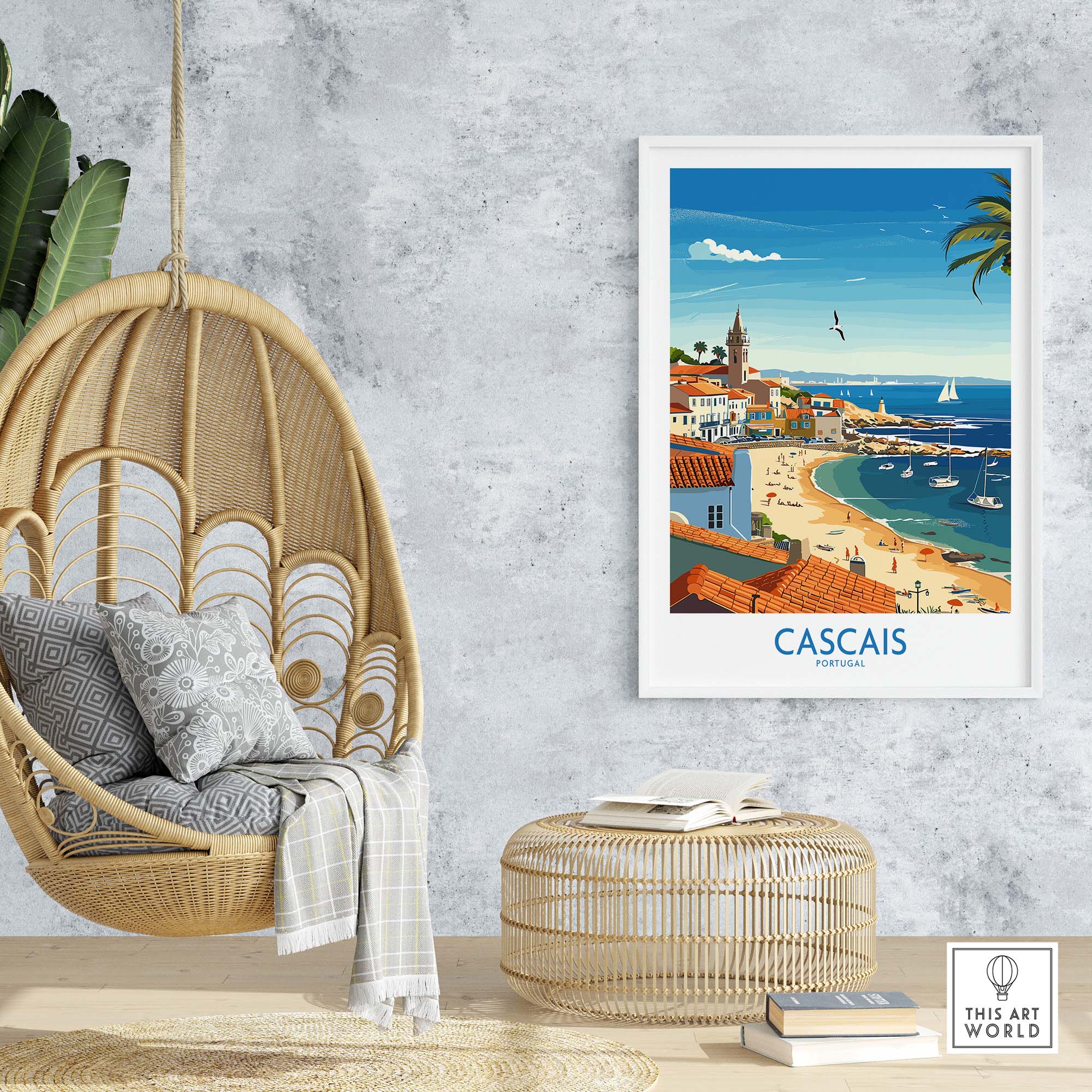 Cascais Portugal Print part of our best collection or travel posters and prints - This Art World