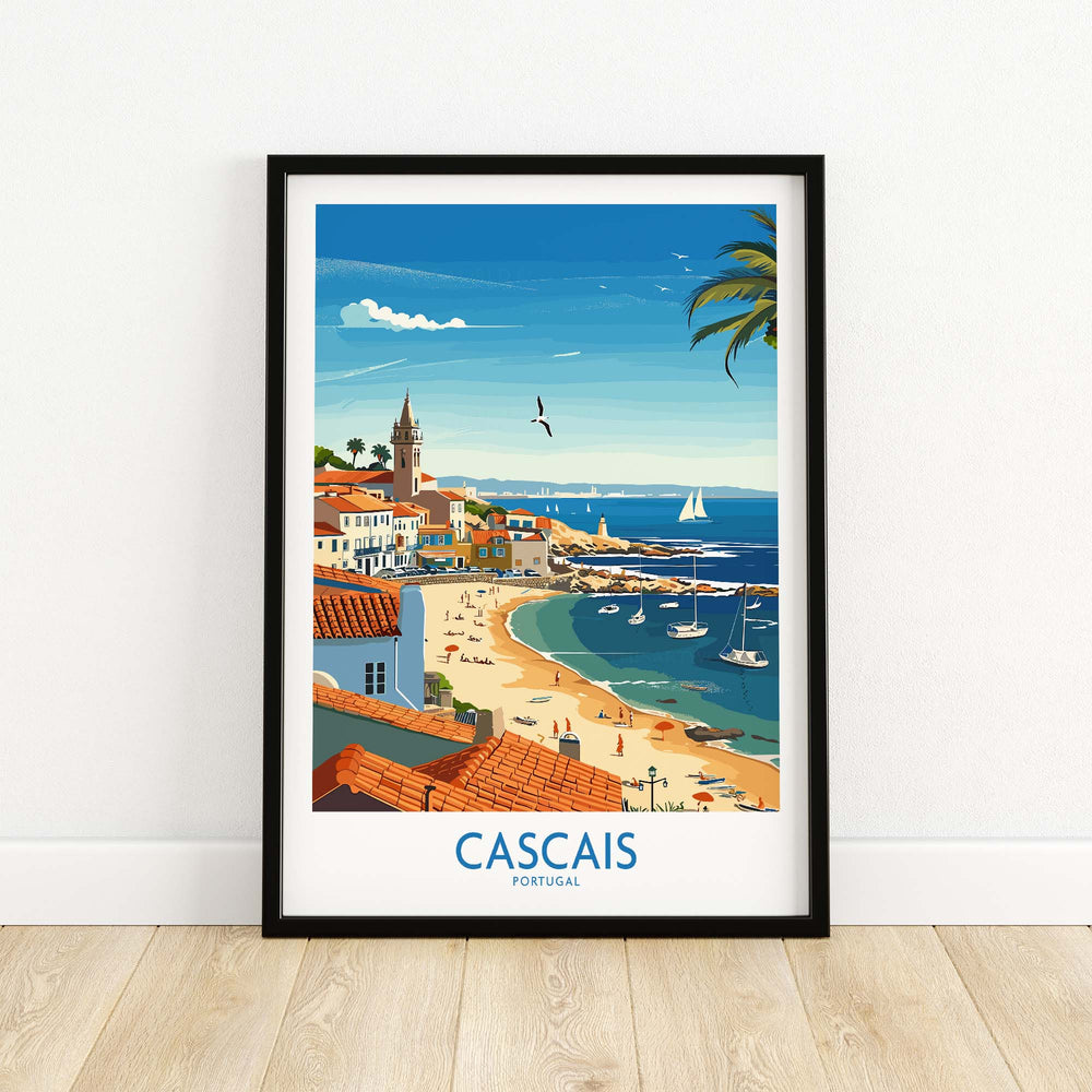 Cascais Portugal Print part of our best collection or travel posters and prints - This Art World