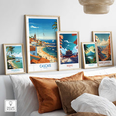 Cascais Portugal Print part of our best collection or travel posters and prints - This Art World