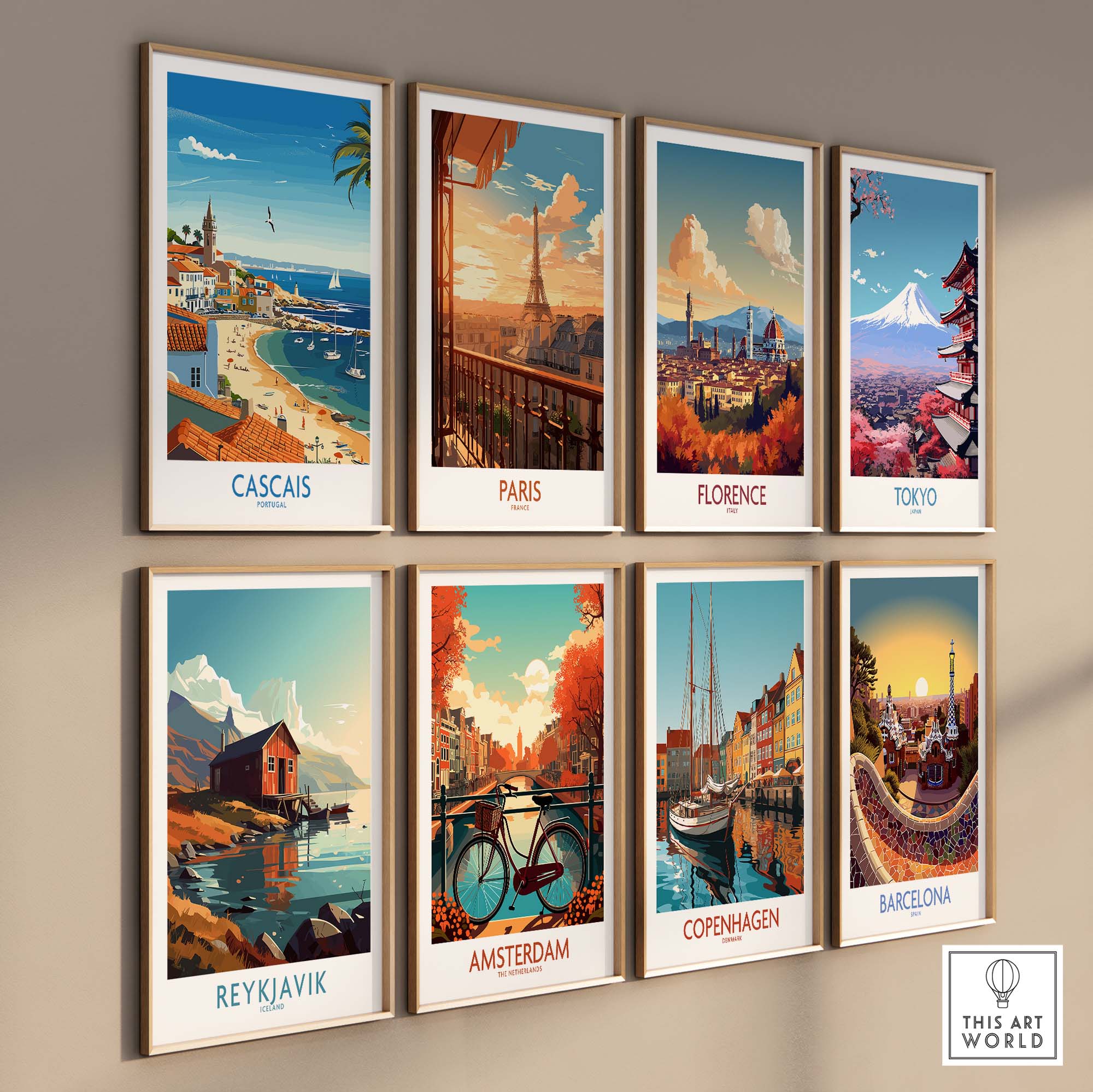 Cascais Portugal Print part of our best collection or travel posters and prints - This Art World