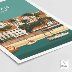 Cascais Poster part of our best collection or travel posters and prints - This Art World