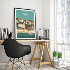 Cascais Poster part of our best collection or travel posters and prints - This Art World