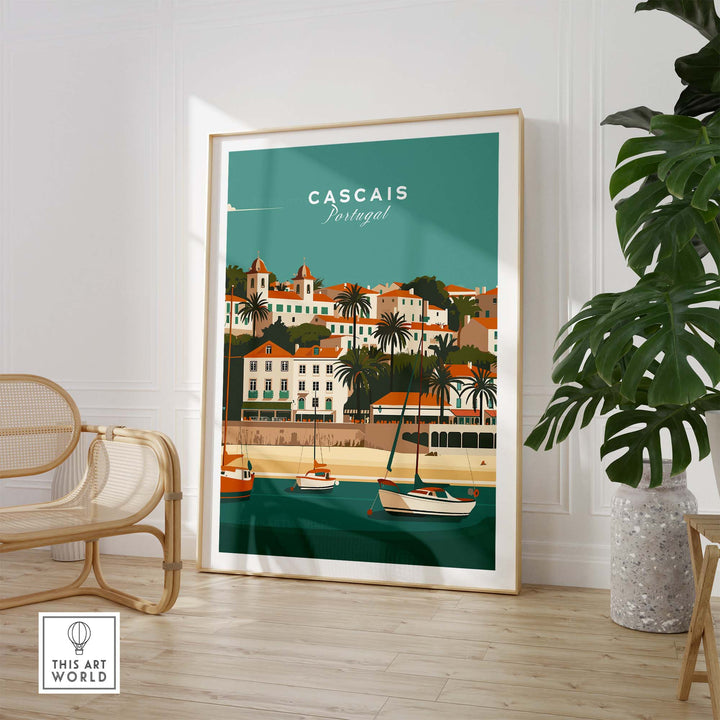 Cascais Poster part of our best collection or travel posters and prints - This Art World