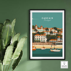 Cascais Poster part of our best collection or travel posters and prints - This Art World