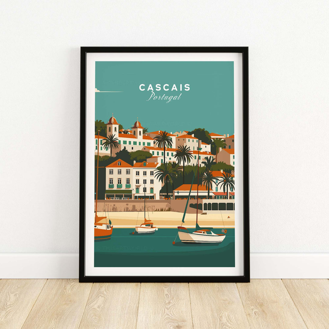 Cascais Poster part of our best collection or travel posters and prints - This Art World