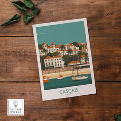 Cascais Print part of our best collection or travel posters and prints - This Art World