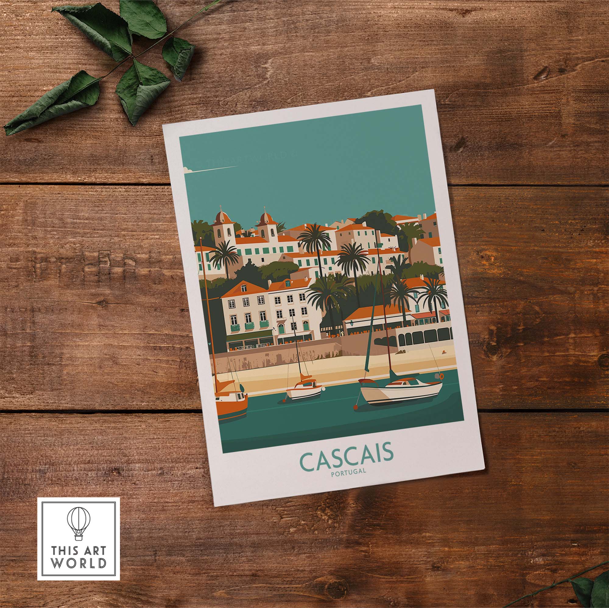 Cascais Print part of our best collection or travel posters and prints - This Art World