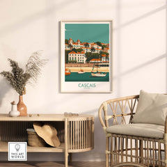 Cascais Print part of our best collection or travel posters and prints - This Art World