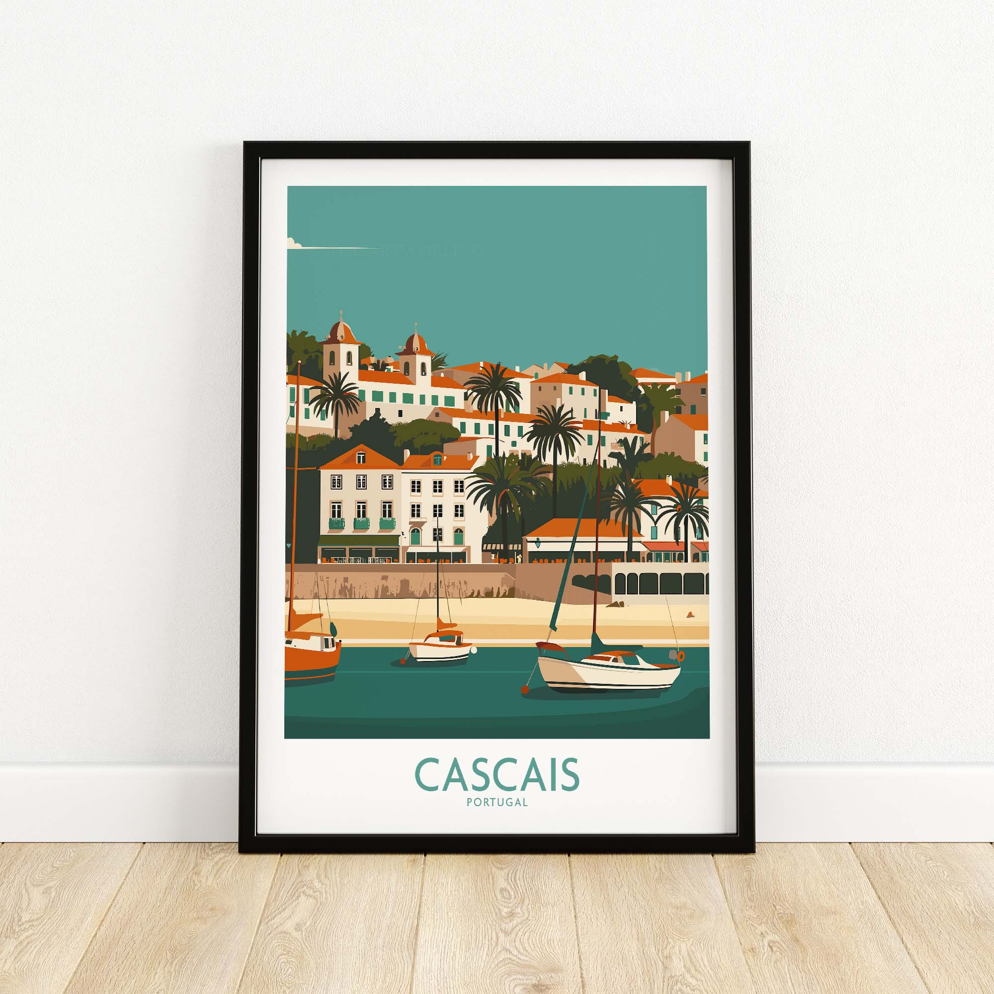 Cascais Print part of our best collection or travel posters and prints - This Art World