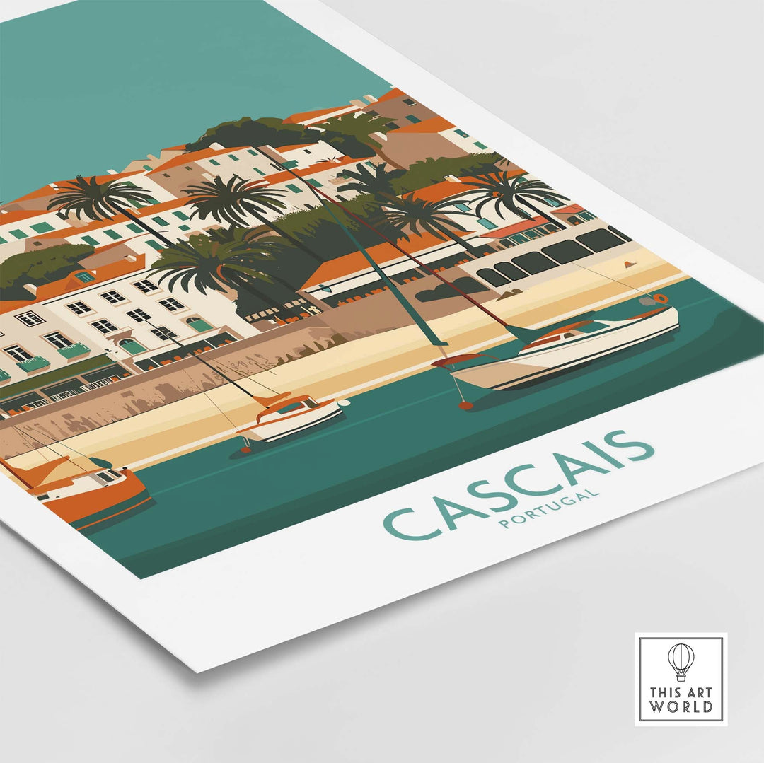 Cascais Print part of our best collection or travel posters and prints - This Art World