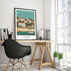 Cascais Print part of our best collection or travel posters and prints - This Art World