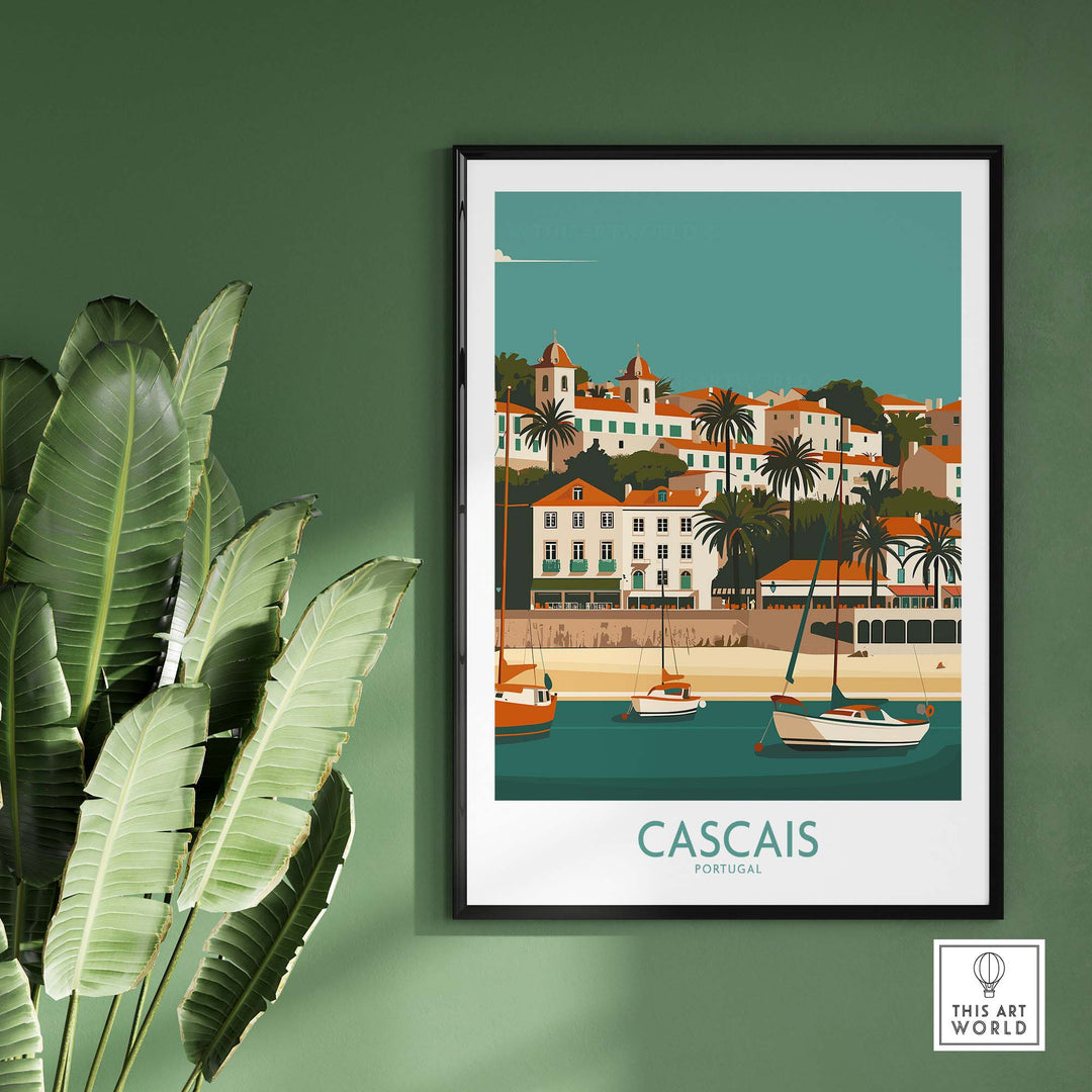 Cascais Print part of our best collection or travel posters and prints - This Art World