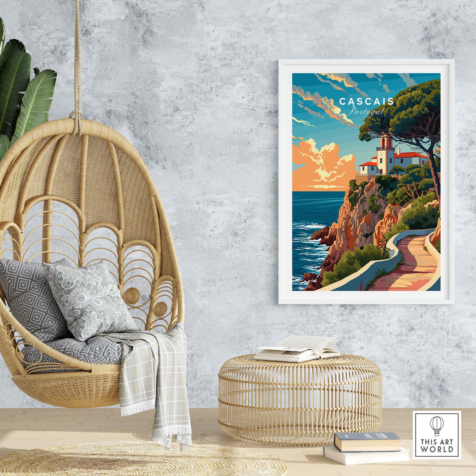 Cascais Wall Art part of our best collection or travel posters and prints - This Art World