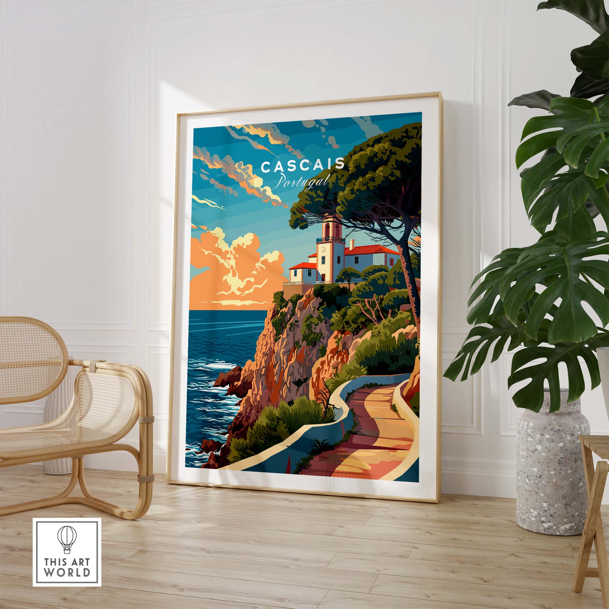 Cascais Wall Art part of our best collection or travel posters and prints - This Art World