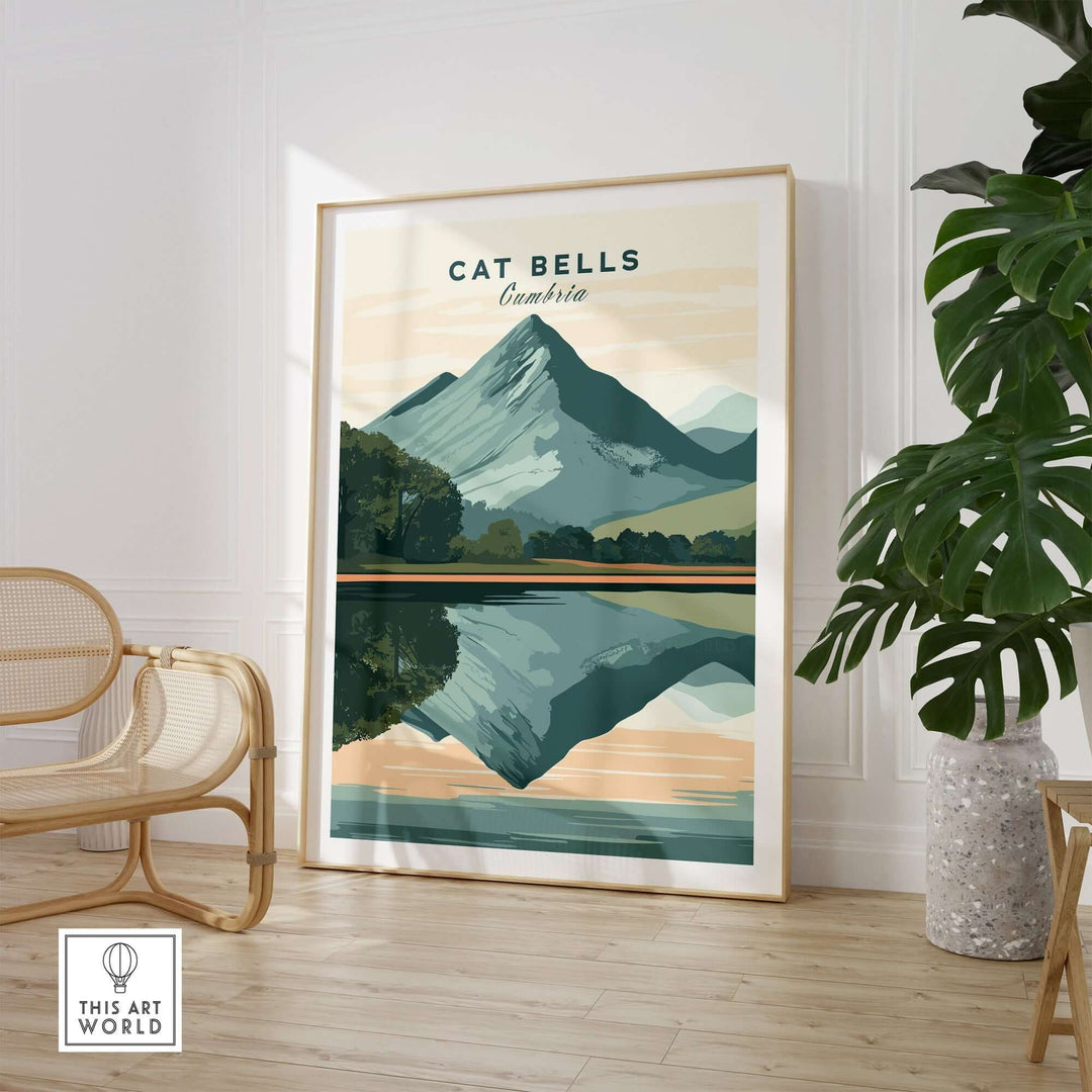 Cat Bells Print Lake District