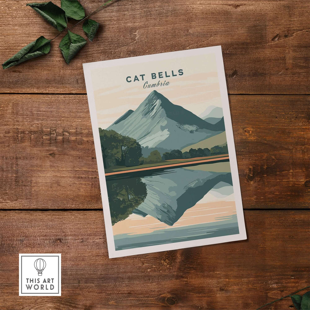 Cat Bells Print Lake District