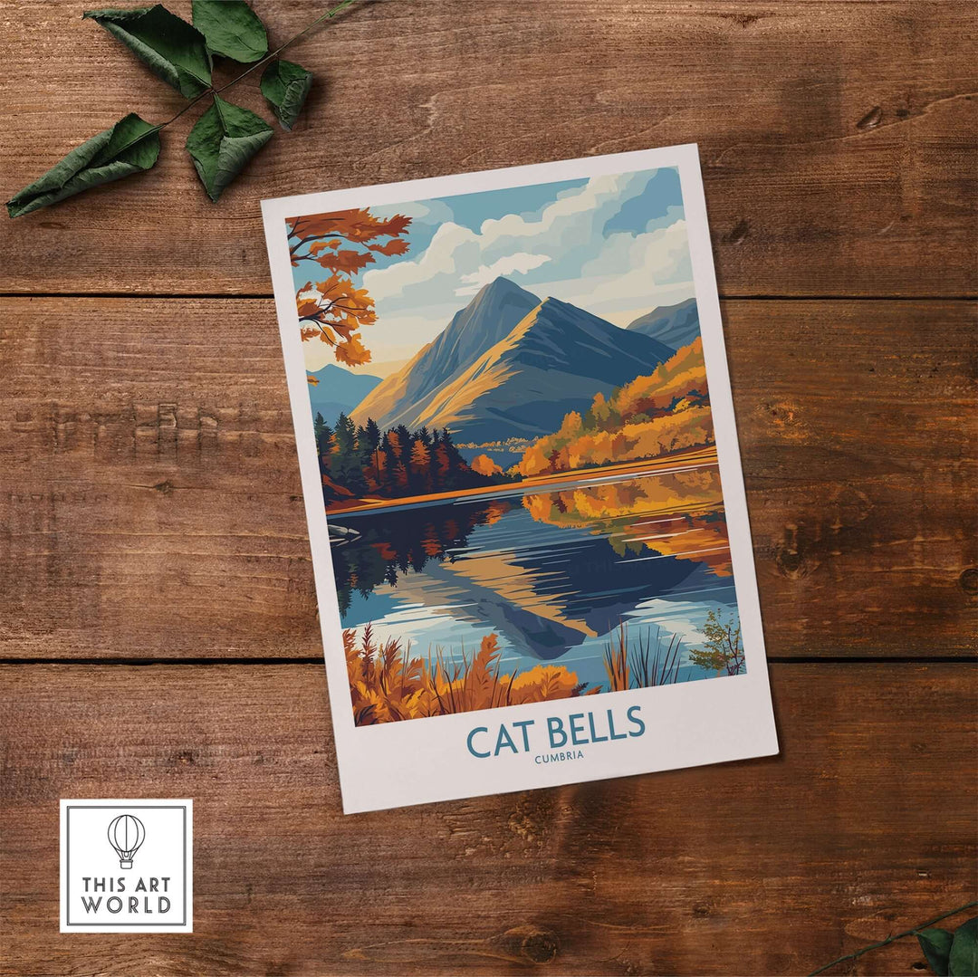 Cat Bells Wall Art Print - Lake District