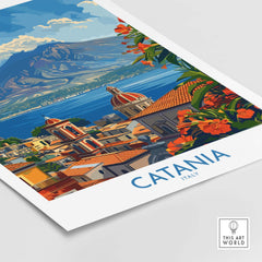 Catania Art Print