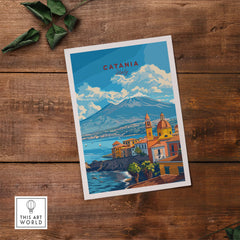 Catania Poster Italy