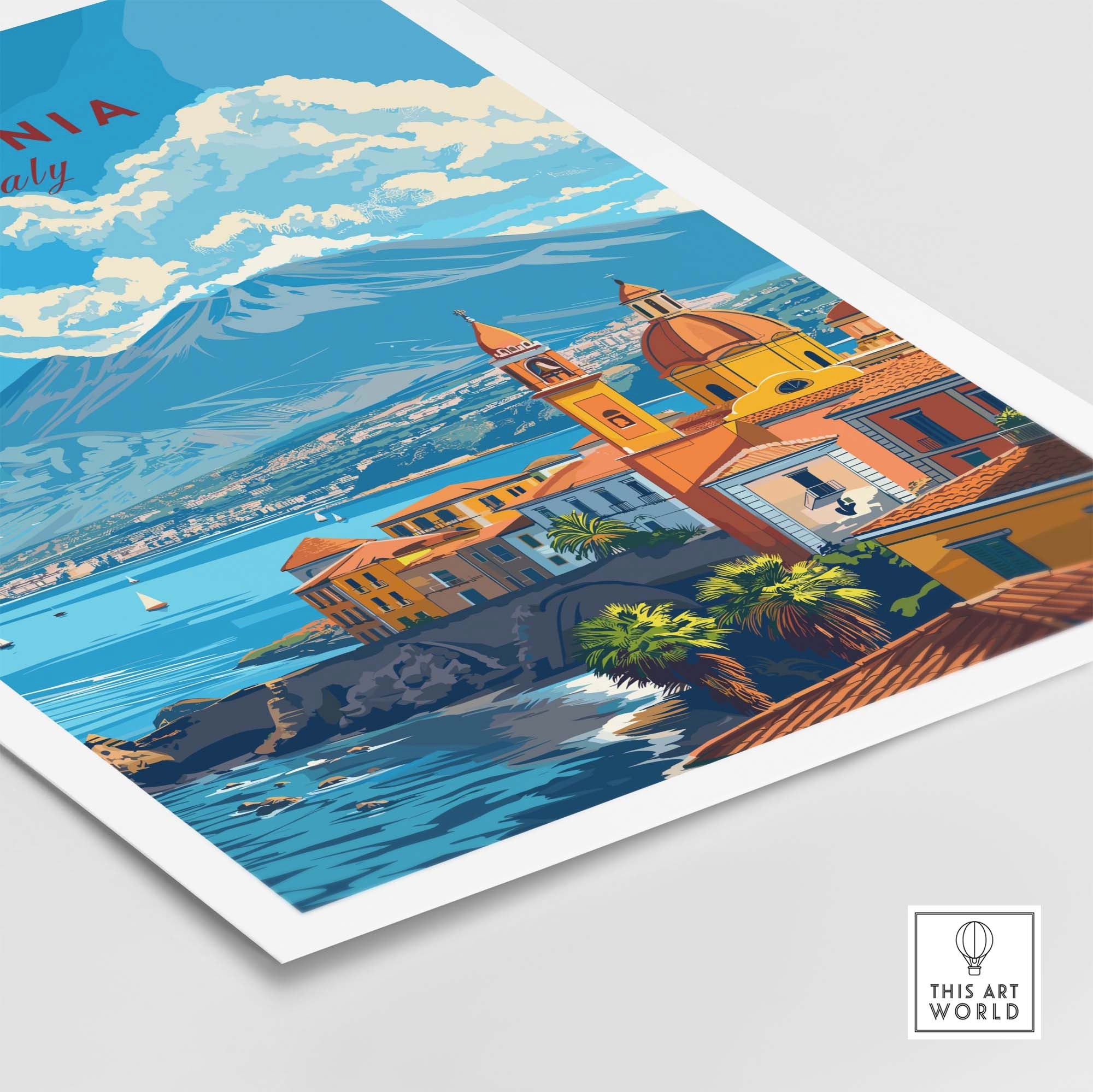 Catania Poster Italy