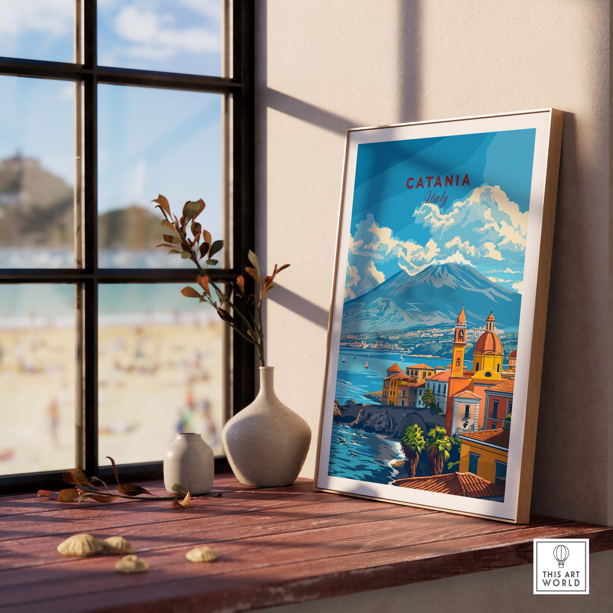 Catania Poster Italy