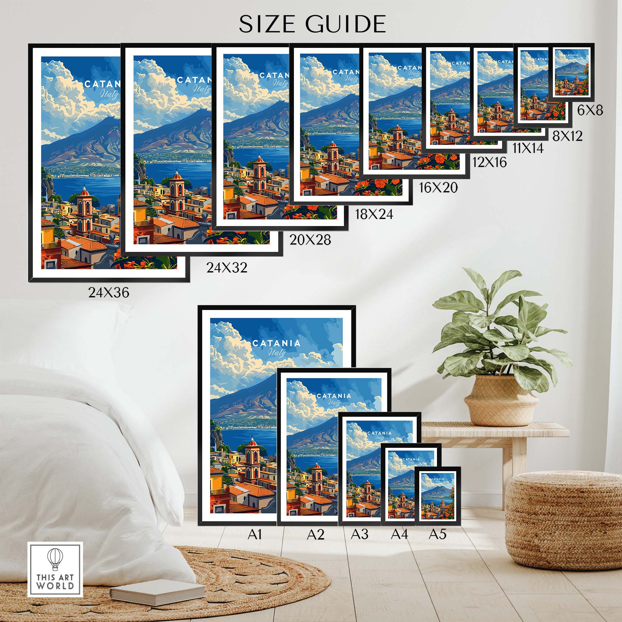 Catania Poster Print