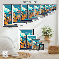 Catania Travel Poster