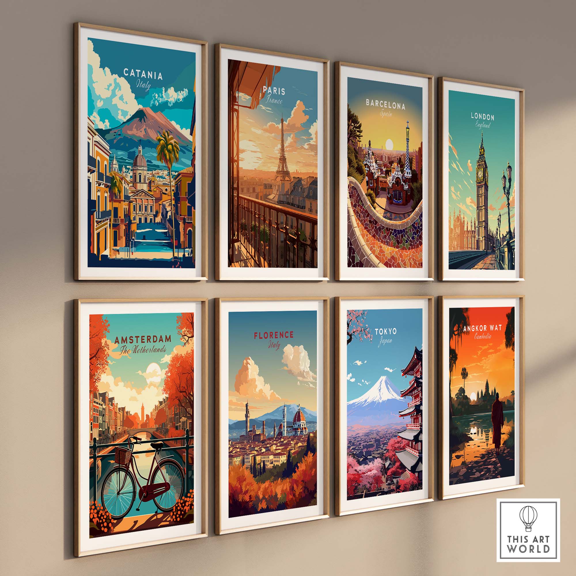Catania Travel Poster