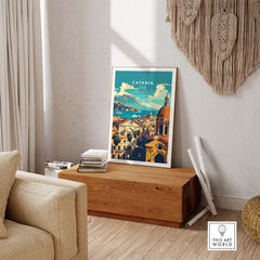 Catania Travel Print