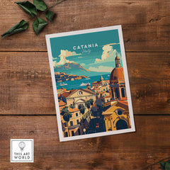 Catania Travel Print