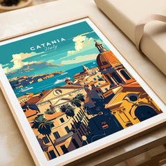 Catania Travel Print