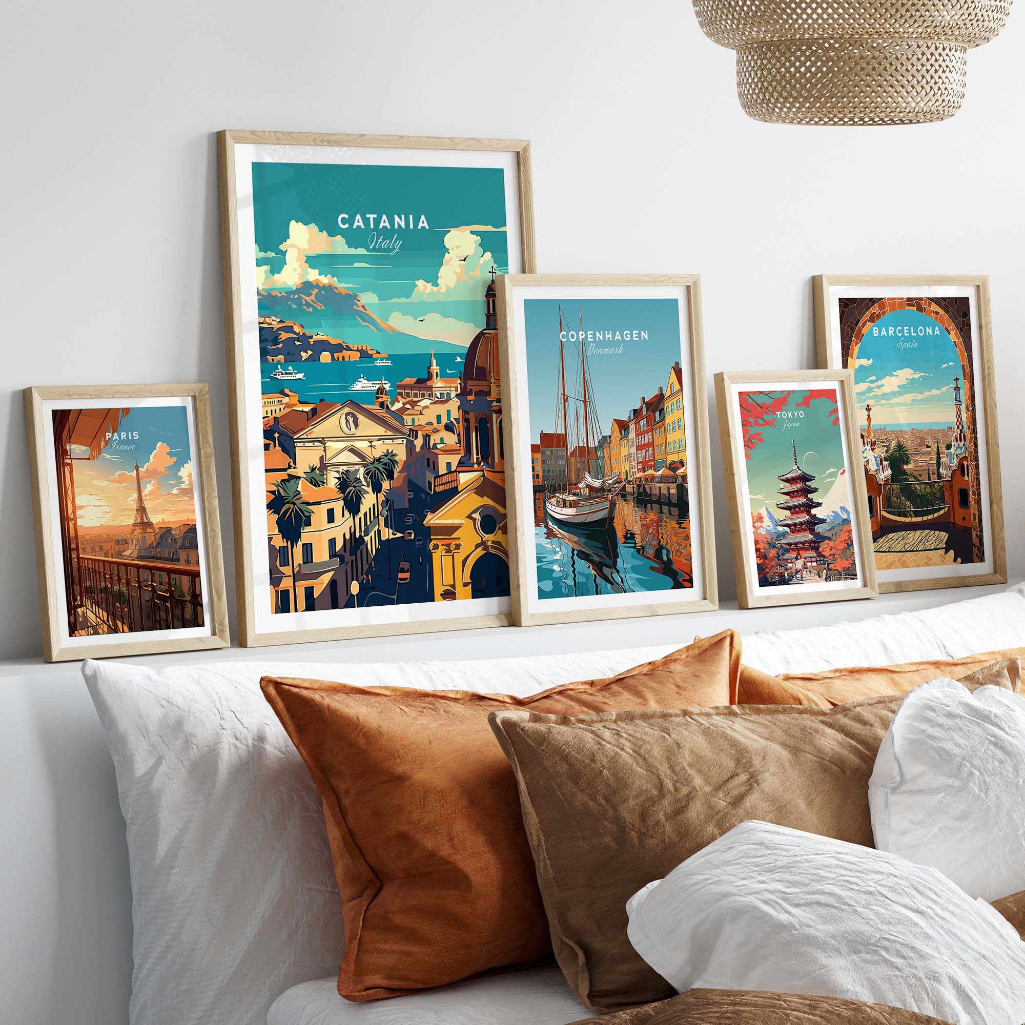 Catania Travel Print