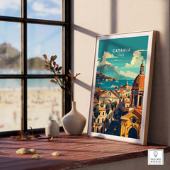 Catania Travel Print