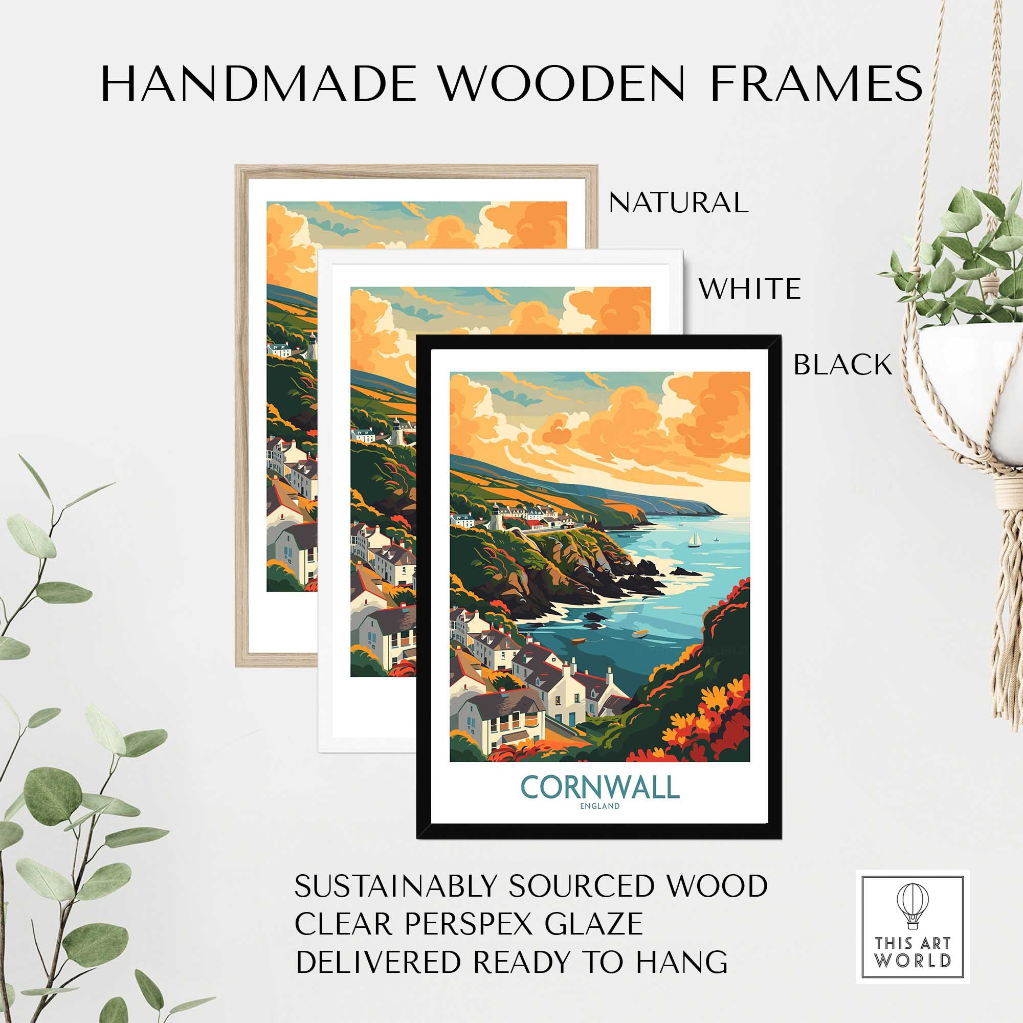 Cornwall Art Print-This Art World