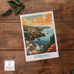 Cornwall Art Print-This Art World