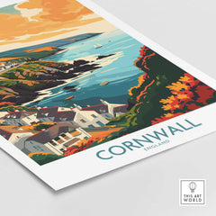 Cornwall Art Print-This Art World