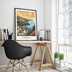 Cornwall Art Print-This Art World