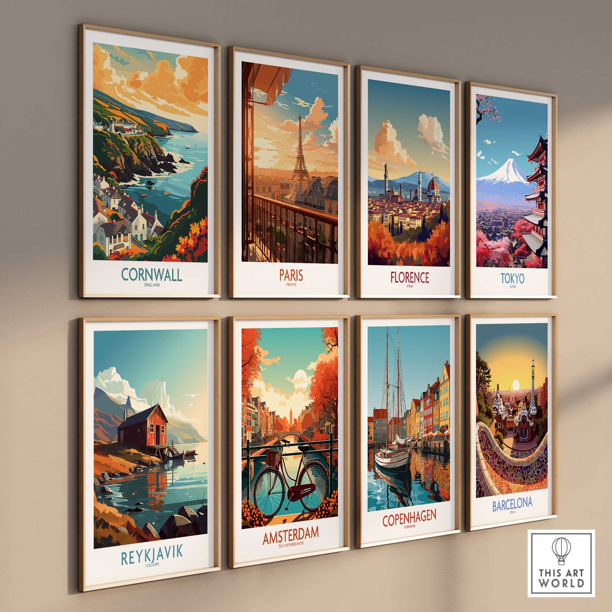 Cornwall Art Print-This Art World